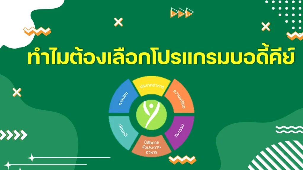 ทำไมต้องเลือกโปรแกรมลดน้ำหนักบอดี้คีย์ (ฺBodykey Program)