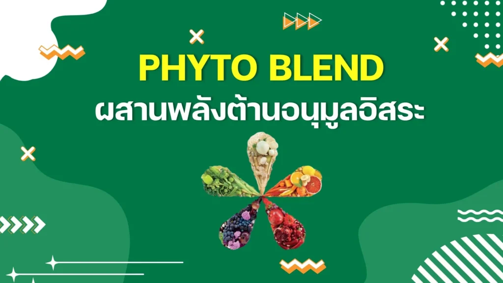 Phyto Blend ผสานพลังต้านอนุมูลอิสระ (Double X Phyto Blend)